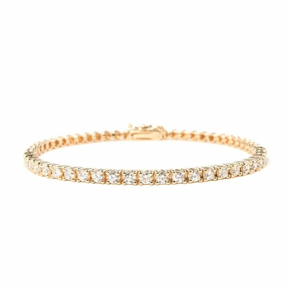 14K Gold  1.79 ct Diamond Tennis Bracelet